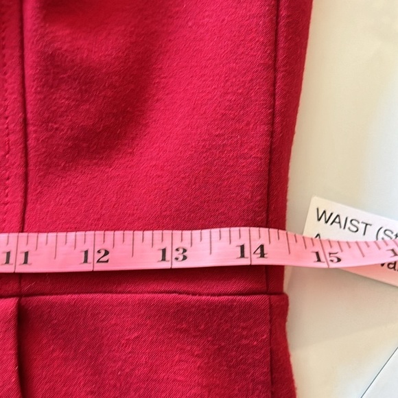 Size 4 Antonia Melani lined short sleeve cap sleeve zip up dress with pockets - Picture 16 of 16